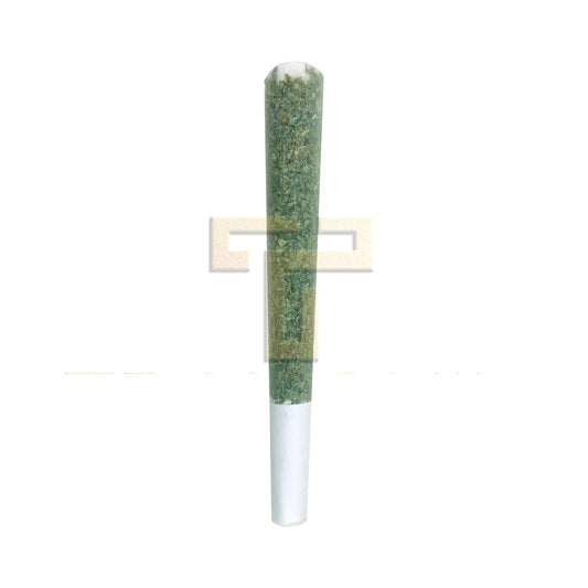 A Tranquil THCA 1.5g preroll against a white background.