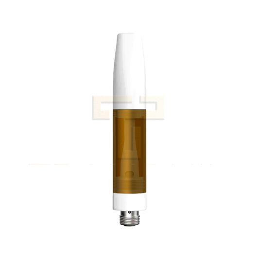 A Tranquil THCA 501 cartridge against a white background.